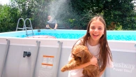 БАСЕЙН вдома Літні канікули ВЛОГ My little Nastya