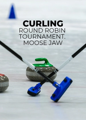 Curling. Round Robin Tournament. Moose Jaw