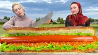 1 Meter Lamb Hot-Dog! This size will surprise Women and Men