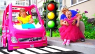 Five Kids Cross the Street Song | Safety Habits for Kids + more Children's Songs and Videos