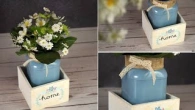 Mason Jar Centerpiece With Flowers - How To Paint a Mason Jar tutorial