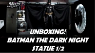 UNBOXING BATMAN THE DARK KNIGHT PRIME 1 STATUE 1/2 SCALE