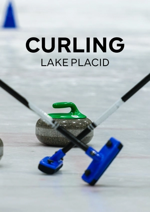 Curling. Lake Placid