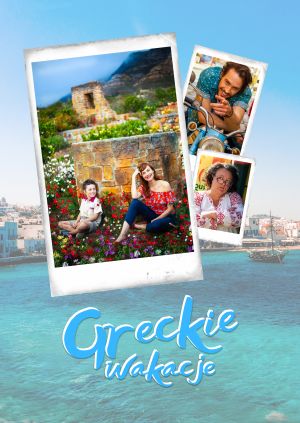 Greckie wakacje — plakat