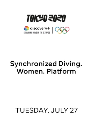 Synchronized Diving. Women. Platform
