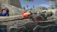 ЛУЧШИЙ КОЛОБАНОВ 2024  ИС 7 ОСТАЛСЯ ТАЩИТЬ С 15ХП  WoT Blitz