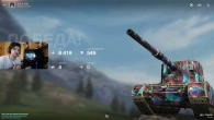 КАК ИГРАТЬ НА КАРТОНЕ  ПРАВИЛА НАСТРЕЛА ДАМАГА НА FV4005  WoT Blitz