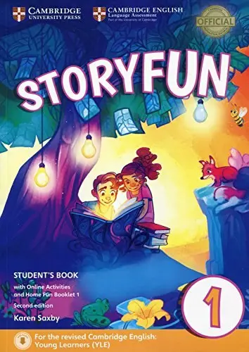 Обкладника "Storyfun for Starters (2nd Edition). Level 1. Student's Book with Online Activities and Home Fun Booklet" Обкладинка "Storyfun for Starters (2nd Edition). Level 1. Student's Book with Online Activities and Home Fun Booklet"