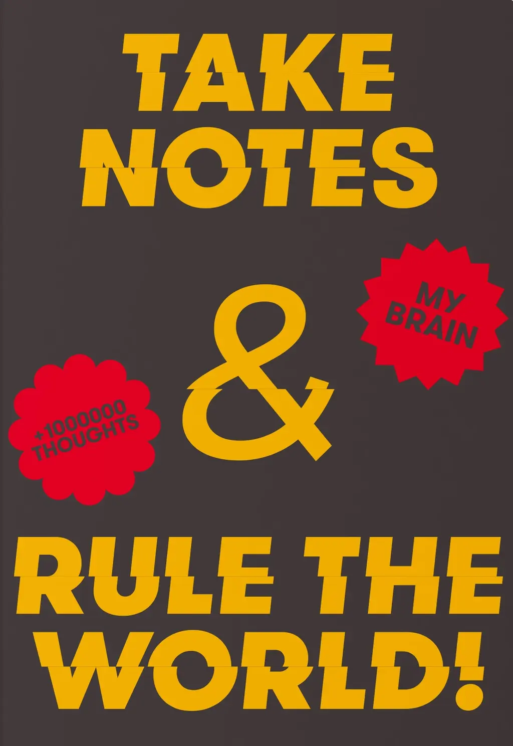 Обкладинка "Блокнот «Take notes»"