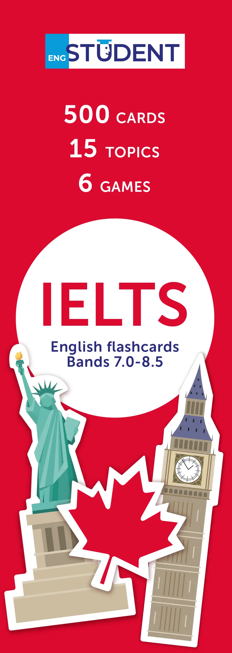 Обкладинка "Картки для вивчення - IELTS"