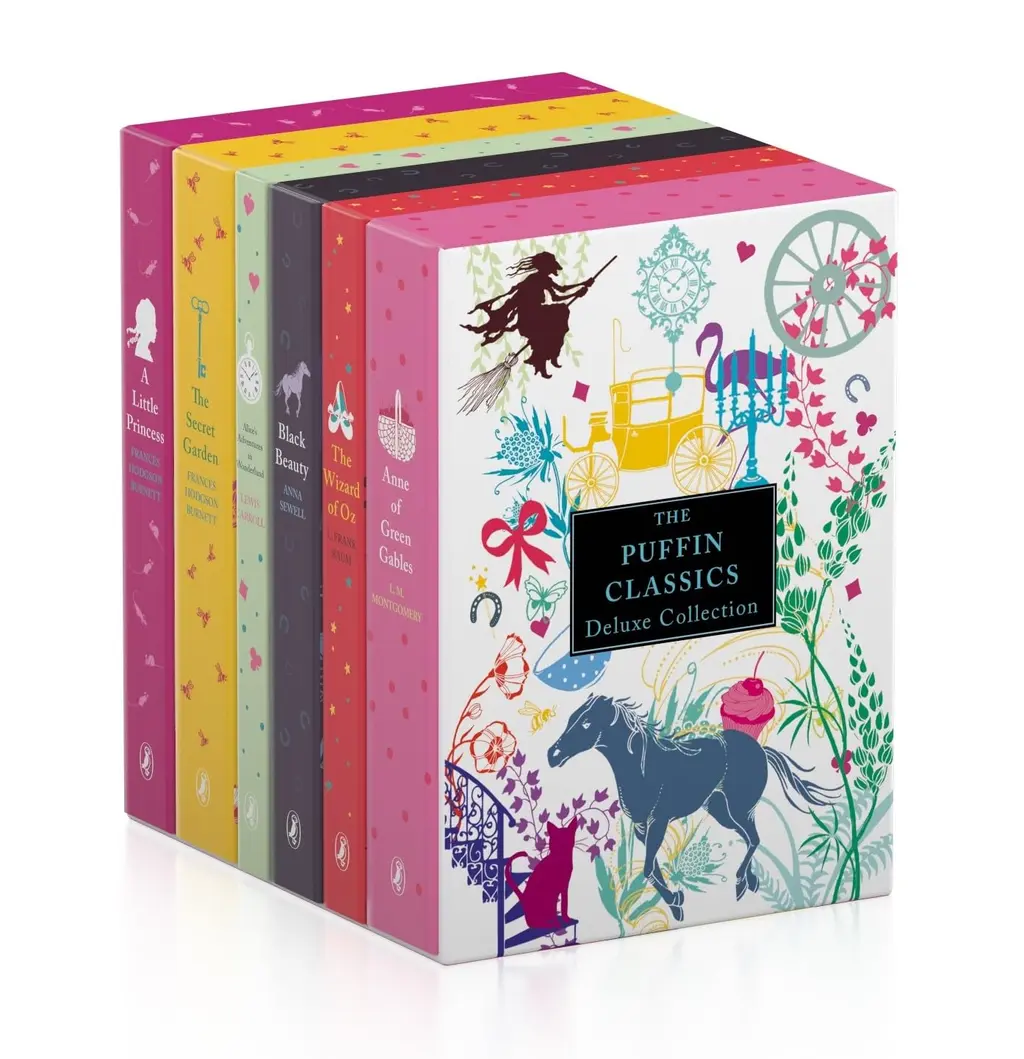 Обкладника "The Puffin Classics Deluxe Collection: 6-Book Set" Обкладинка "The Puffin Classics Deluxe Collection: 6-Book Set"