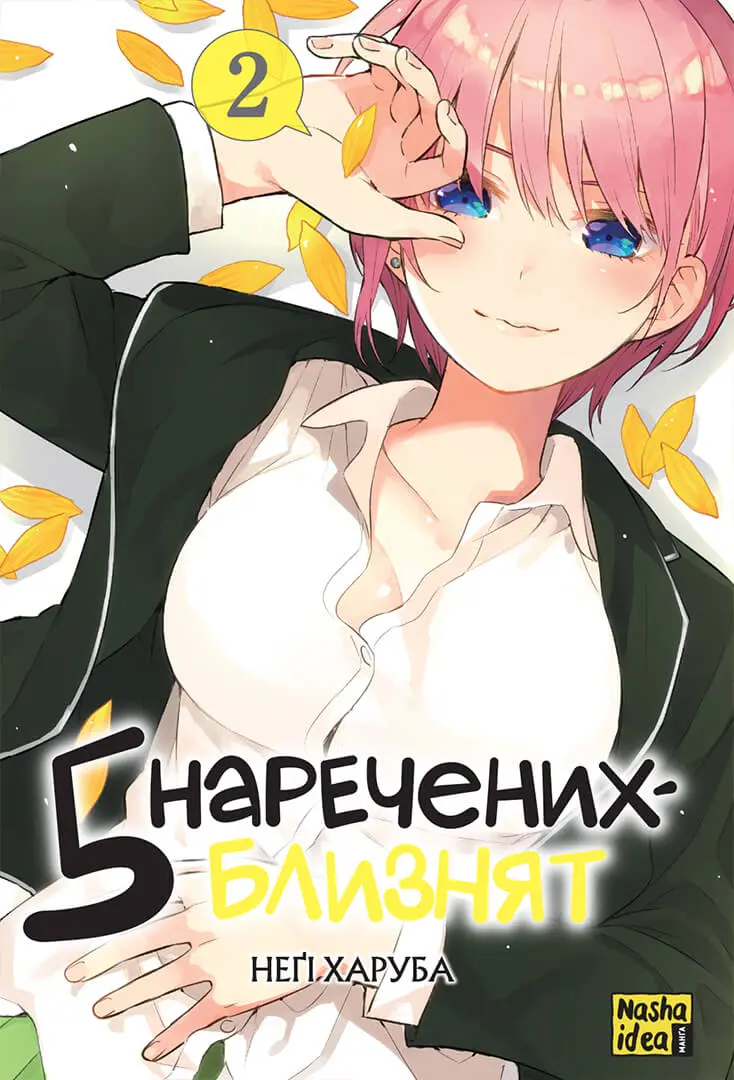 Обкладника "П'ять наречених-близнят. Том 2" Обкладинка "П'ять наречених-близнят. Том 2"