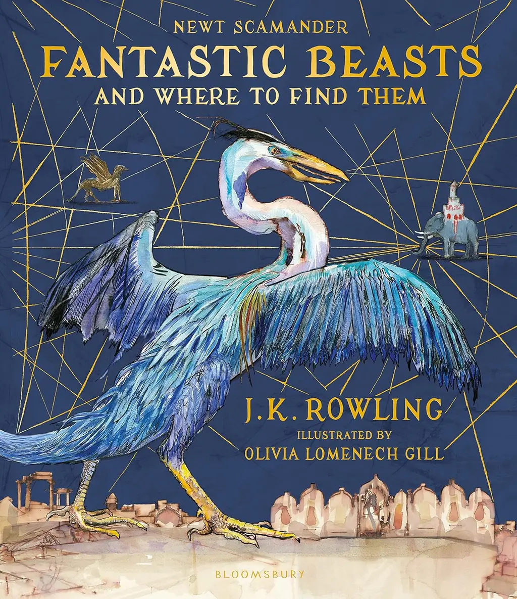 Обкладинка "Fantastic Beasts and Where to Find Them. Illustrated Edition"