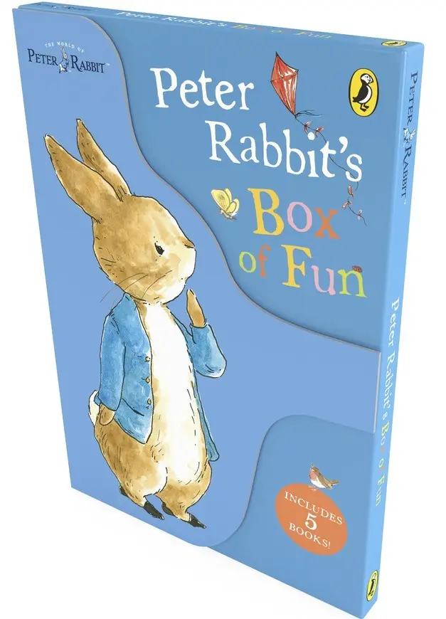 Обкладинка "Peter Rabbits Box of Fun (3 Stickers Books + 2 Activity Books)"