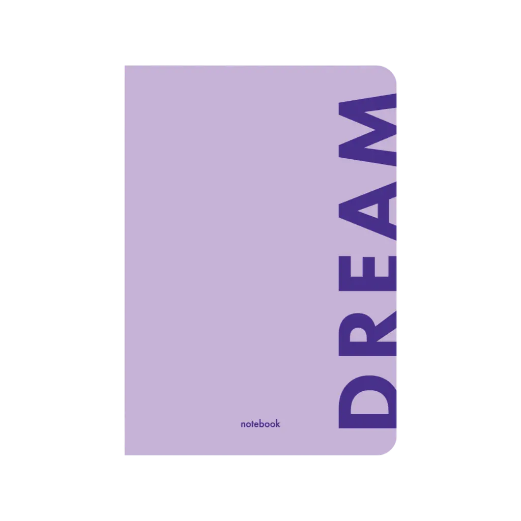 Обкладинка "Блокнот "Dream" фіолетовий"