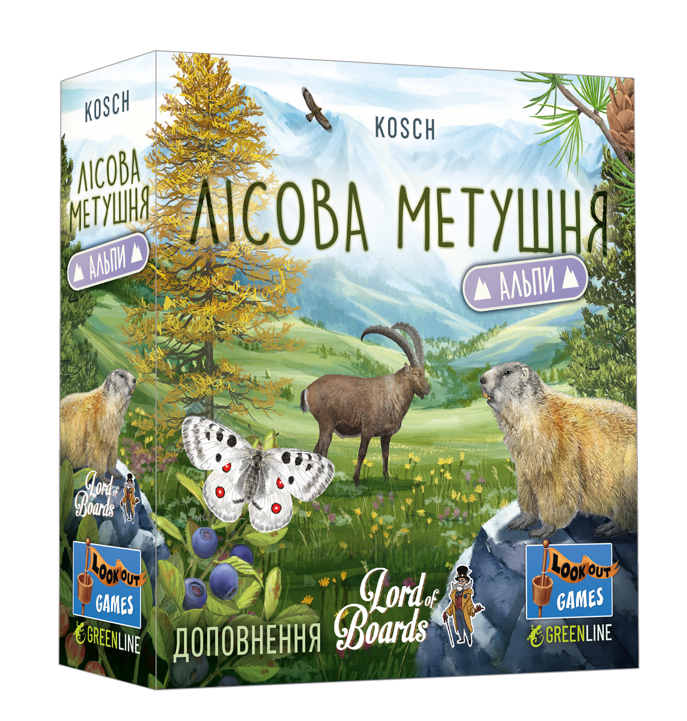 Настільна гра "Лісова метушня. Альпи"