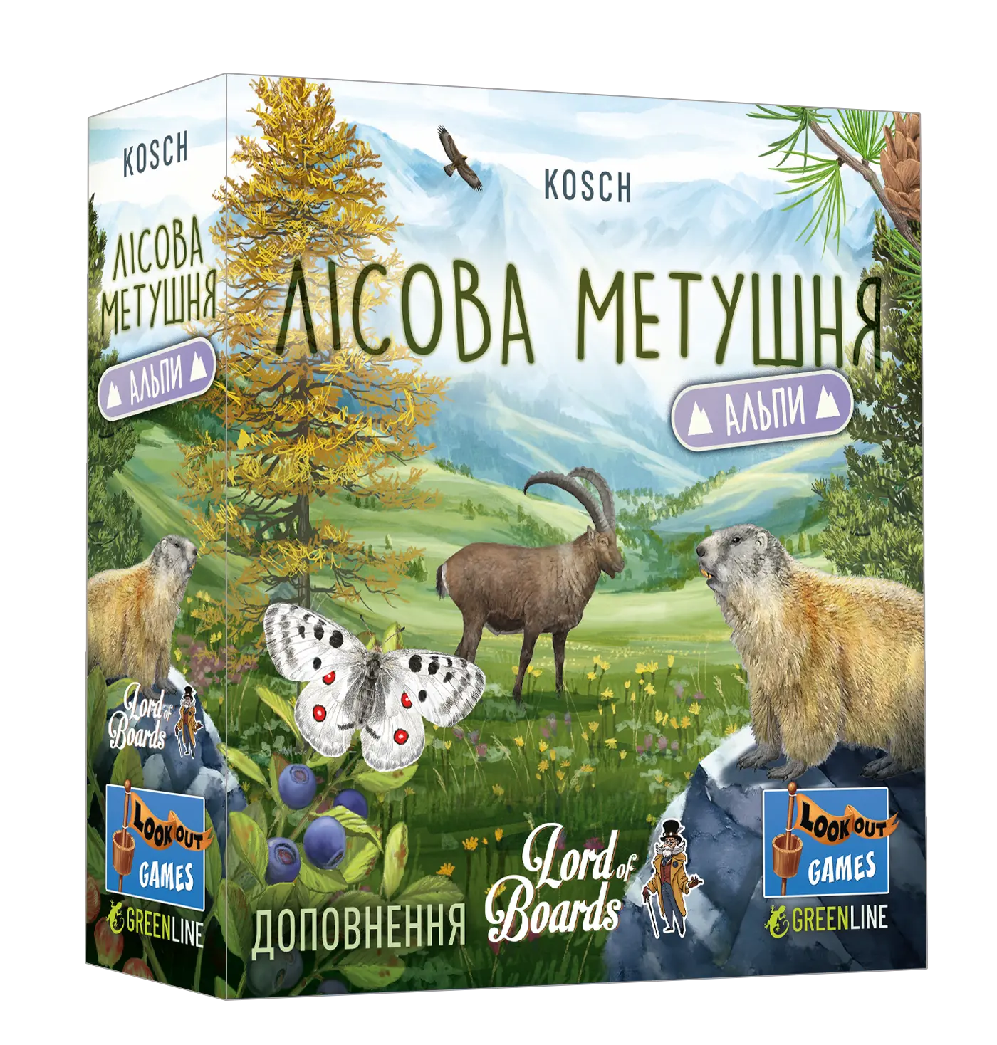 Настільна гра «Лісова метушня. Альпи»