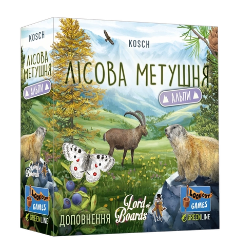 Настільна гра «Лісова метушня. Альпи»