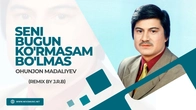 Ohunjon Madaliyev - Seni bugun ko'rmasam bo'lmas (remix by J.R.B)