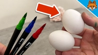 Japanese Egg Painting Trick (that Sadly) NO ONE Knows