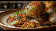 КАРТОШКА НА ПРАЗДНИК - запечённая НА сыре. С хрустом и необычным вкусом.