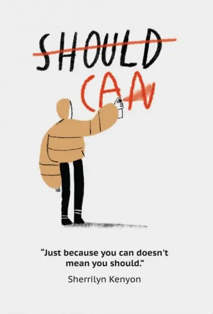 Магнітна листівка «Should & Can»