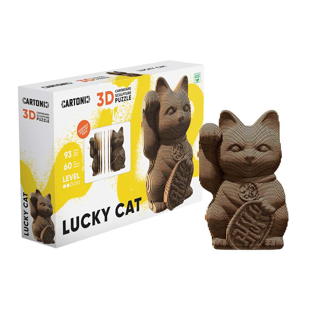 Картонний конструктор "Cartonic 3D Puzzle Lucky cat"