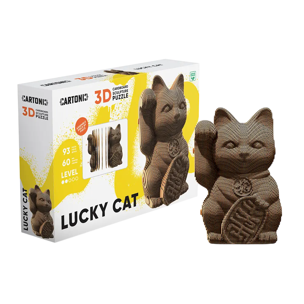 Картонний конструктор «Cartonic 3D Puzzle Lucky cat»