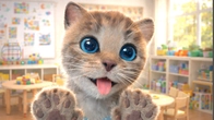 Cute Kitten Adventure  Fun Learning Story for Kids | Real Cats & Crumb | Episode 1376