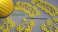Flower Crochet Pattern Knitting Online Tutorial ЦВЕТЫ вязание крючком МАСТЕР-КЛАСС ЦВЕТОЧНЫЙ УЗОР