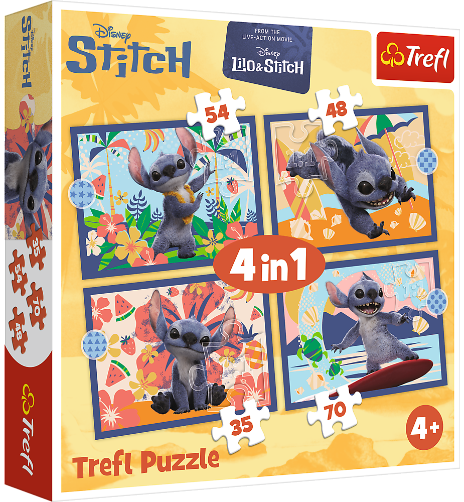 Пазли Trefl Disney Stitch The Movie Відпустка на Гаваях...