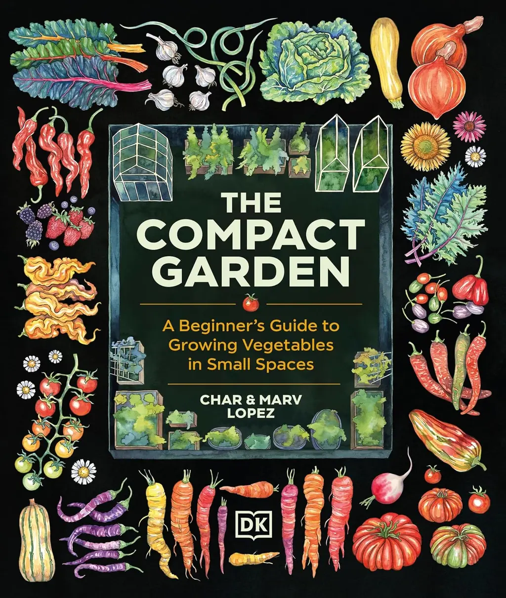 Обкладника "The Compact Garden: A Beginner's Guide to Growing Vegetables in Small Spaces" Обкладинка "The Compact Garden: A Beginner's Guide to Growing Vegetables in Small Spaces"