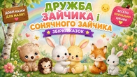 ДРУЖБА ЗАЙЧИКА І СОНЯЧНОГО ЗАЙЧИКА ️ | Збірка Казок для Діток | Чарівна Хатинка