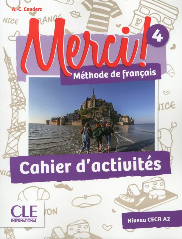 Обкладника "Merci! 4 A2 Cahier d`exercices" Обкладинка "Merci! 4 A2 Cahier d`exercices"