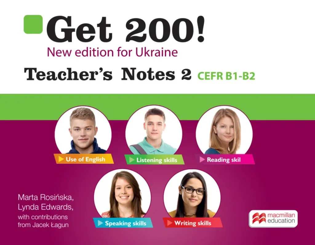 Обкладника "Get 200! UA new edition digital Teacher's Book 2" Обкладинка "Get 200! UA new edition digital Teacher's Book 2"