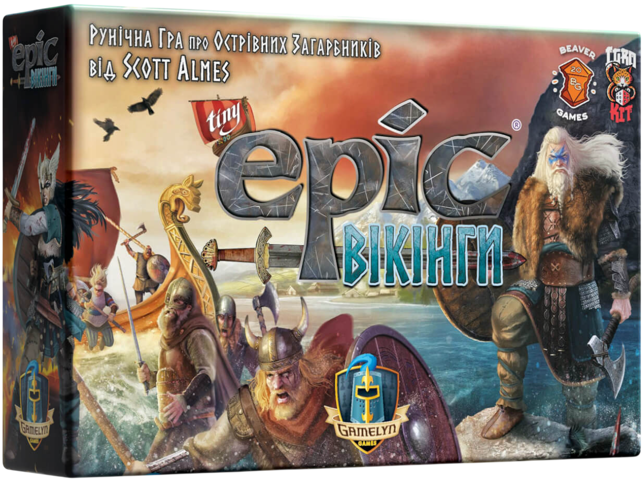 Настільна гра "Tiny Epic Вікінги"