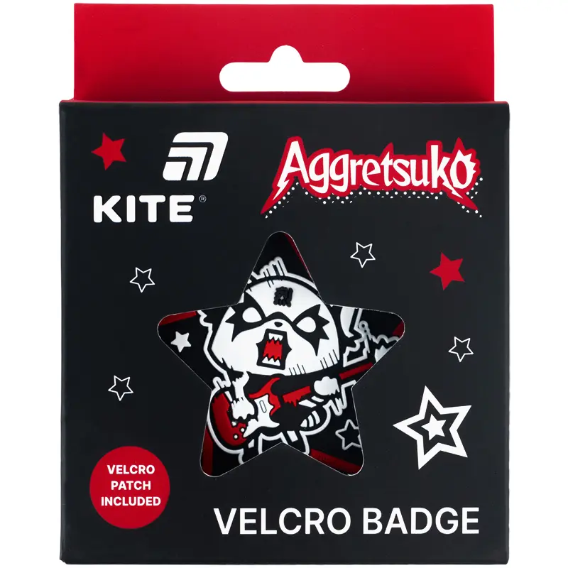 Бейдж на липучці Kite Aggretsuko