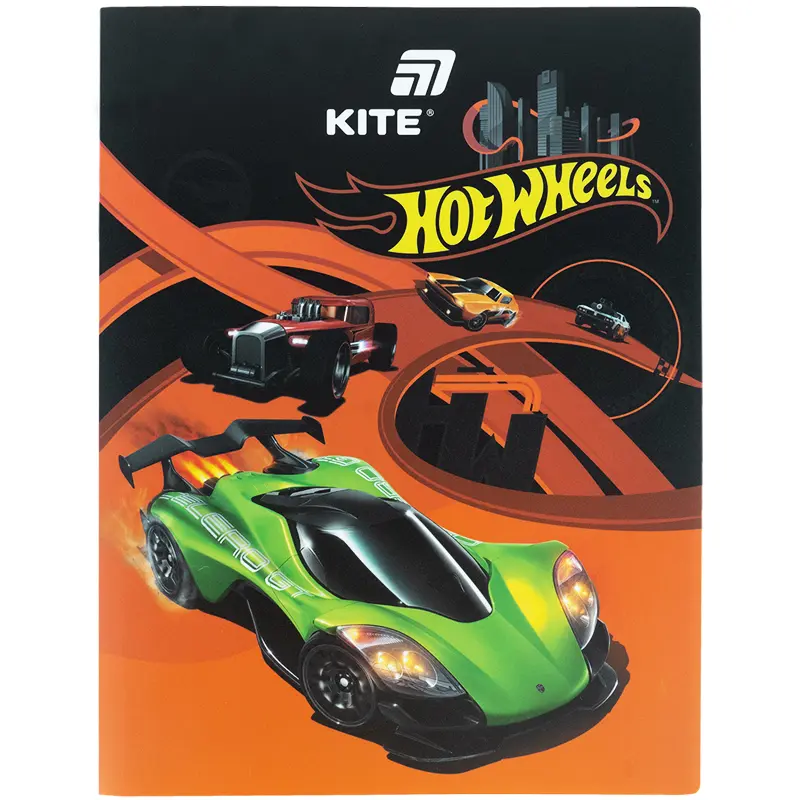 Обкладинка "Дисплей-книга Kite Hot Wheels (20 файлів, A4)"