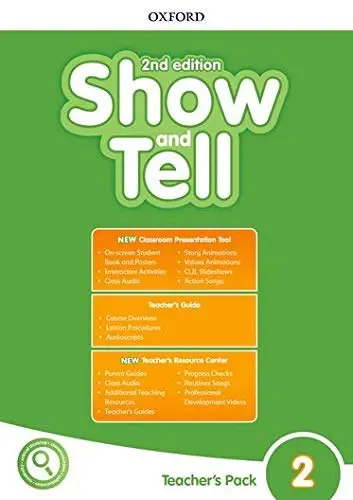 Обкладинка "Show & Tell (2E) 2. Teacher's Pack with CPT + TRC + TG"