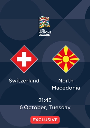 Switzerland — North Macedonia