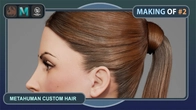 ORNATRIX/MAYA/UE5 | MAKING OF #2: Metahuman custom hair | STREAMOID