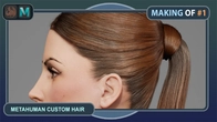 ORNATRIX/MAYA/UE5 | MAKING OF #1: Metahuman custom hair | STREAMOID