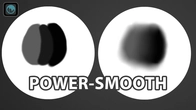 3D-Coat 2022: Power-Smooth tool for hair masks.