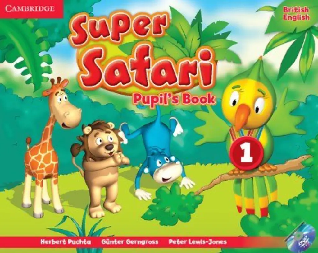 Обкладника "Super Safari 1 Pupil's Book with DVD-ROM" Обкладинка "Super Safari 1 Pupil's Book with DVD-ROM"