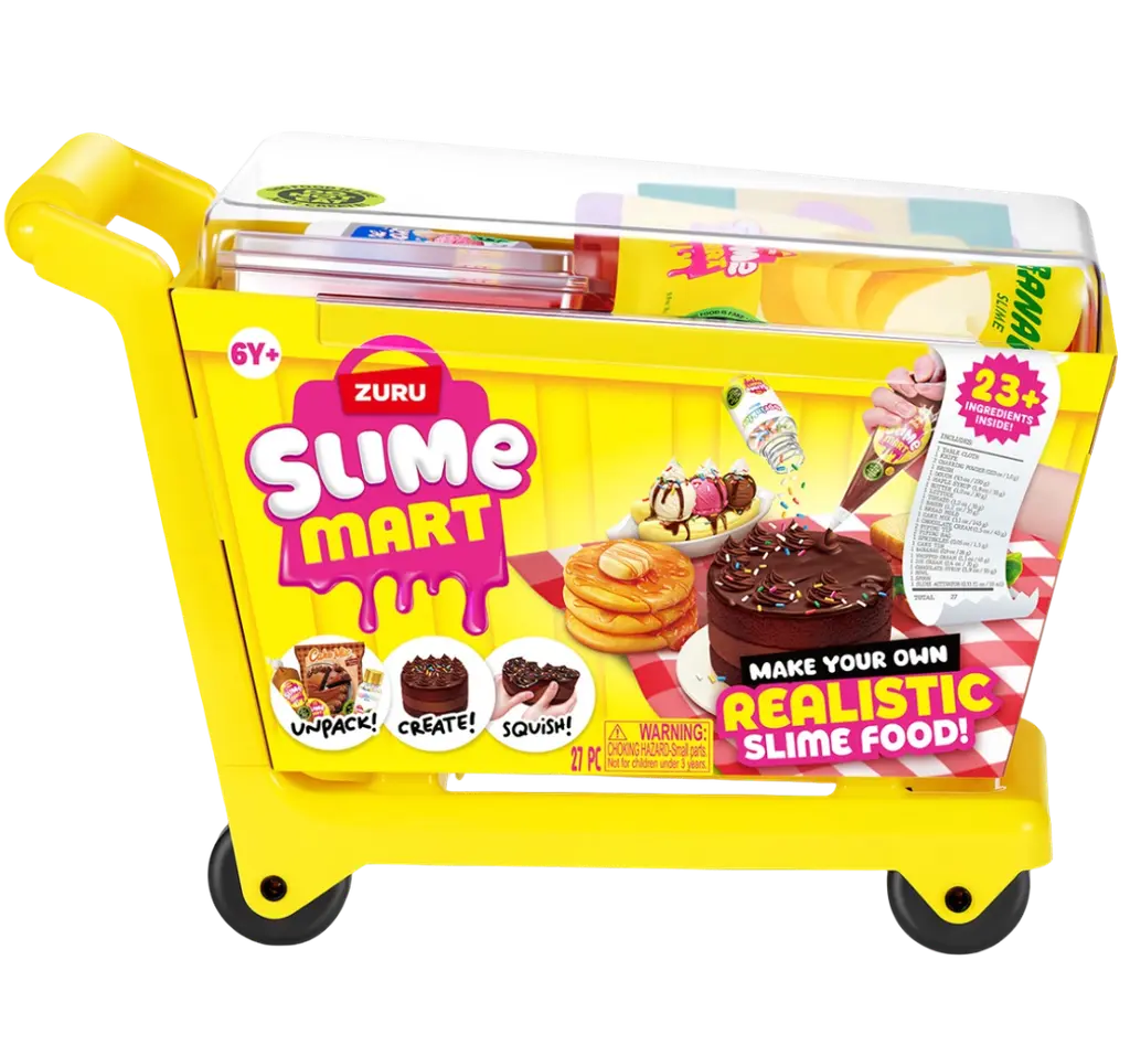 Обкладинка "Ігровий набір Slime Mart Shopping Cart Візок смаколиків"