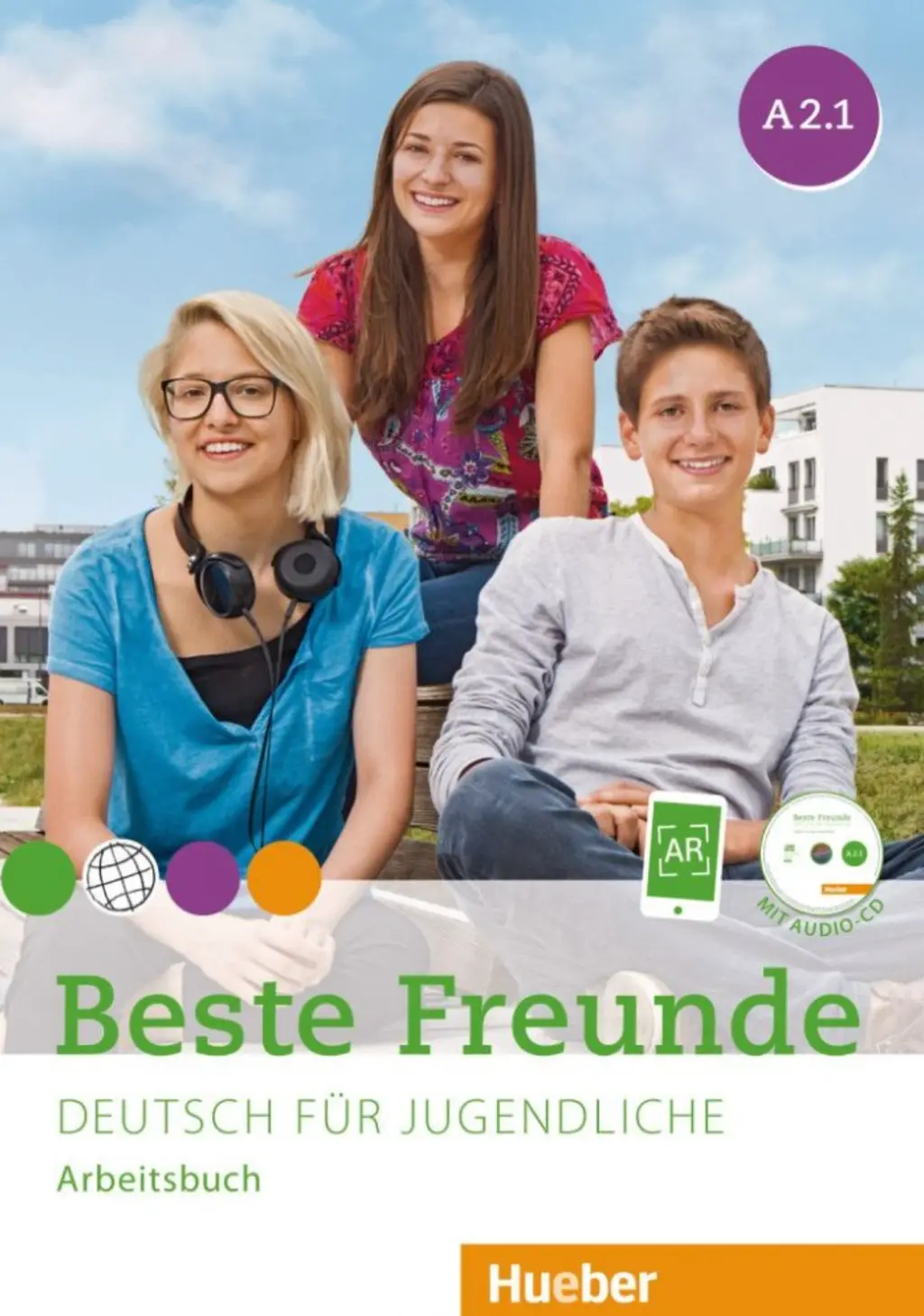 Обкладинка "Beste Freunde A2.1. Arbeitsbuch mit Audio-CD"