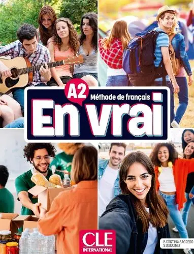 Обкладника "En Vrai A2 Livre de l'eleve + Audio en ligne" Обкладинка "En Vrai A2 Livre de l'eleve + Audio en ligne"
