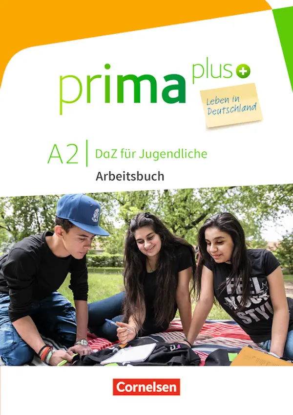 Обкладника "Prima plus A2 Leben in Deutschland Arbeitsbuch mit MP3-Download und Lösungen" Обкладинка "Prima plus A2 Leben in Deutschland Arbeitsbuch mit MP3-Download und Lösungen"