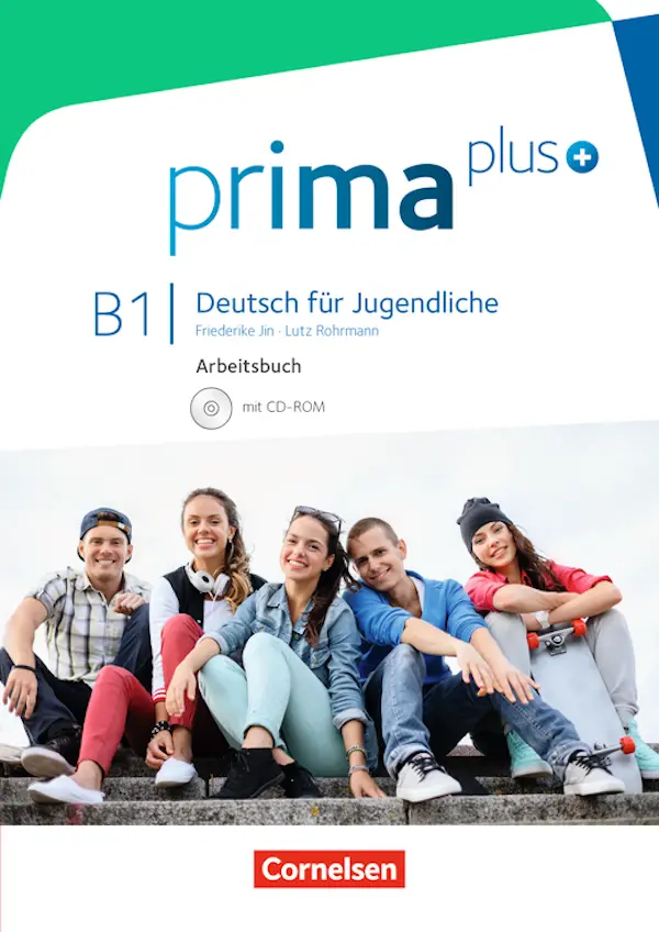 Обкладника "Prima plus B1 Arbeitsbuch mit CD-ROM" Обкладинка "Prima plus B1 Arbeitsbuch mit CD-ROM"