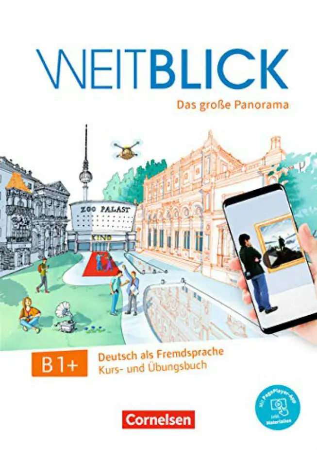 Обкладника "Weitblick B1+ Kurs- und Übungsbuch mit PagePlayer-App" Обкладинка "Weitblick B1+ Kurs- und Übungsbuch mit PagePlayer-App"